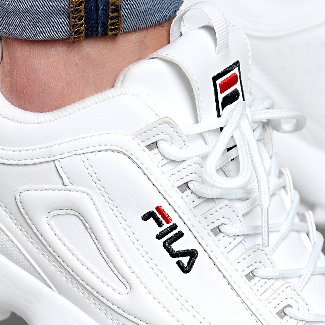 Fila Baskets Disruptor Low 1010262 1FG White