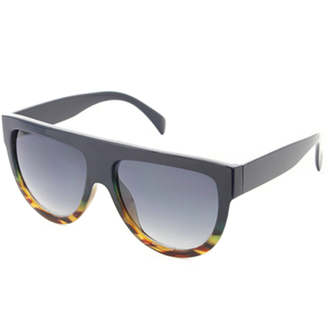 Lunette De Soleil Ryan Reynolds 6 Underground Classic Series - Lunettes De Soleil Ecailles Bleu Marine Marron