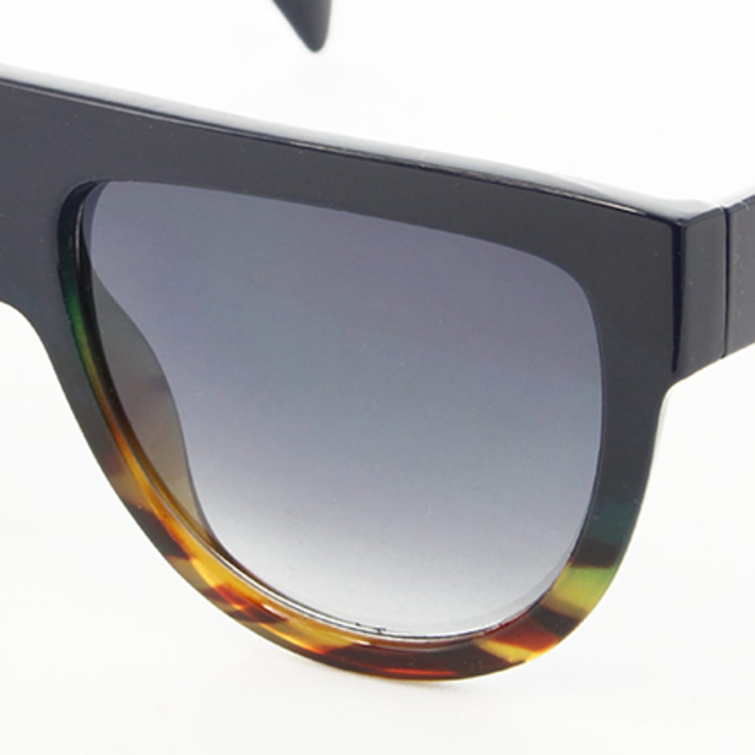 Lunette De Soleil Ryan Reynolds 6 Underground Classic Series - Lunettes De Soleil Ecailles Bleu Marine Marron
