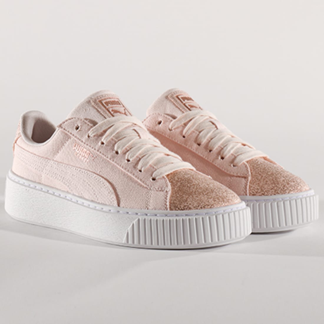 puma platform paillette