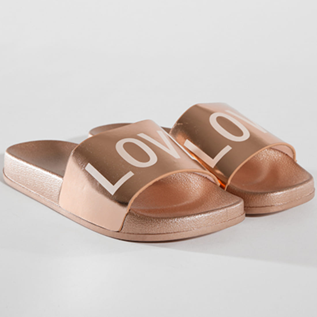 claquette rose femme