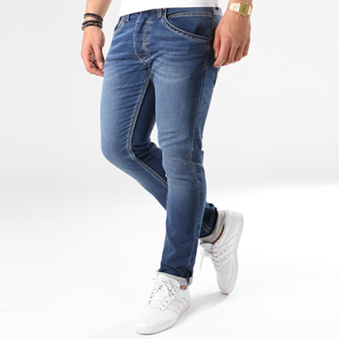 Pepe Jeans Jean Regular Track Gymdigo PM201100CF62 Bleu Denim