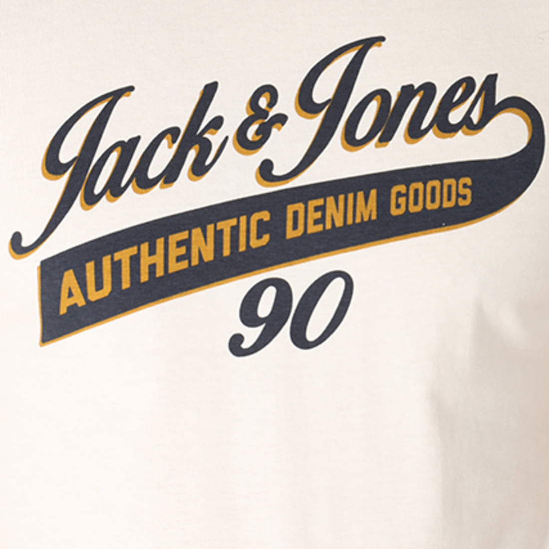 Jack And Jones Tee Shirt Logo Blanc
