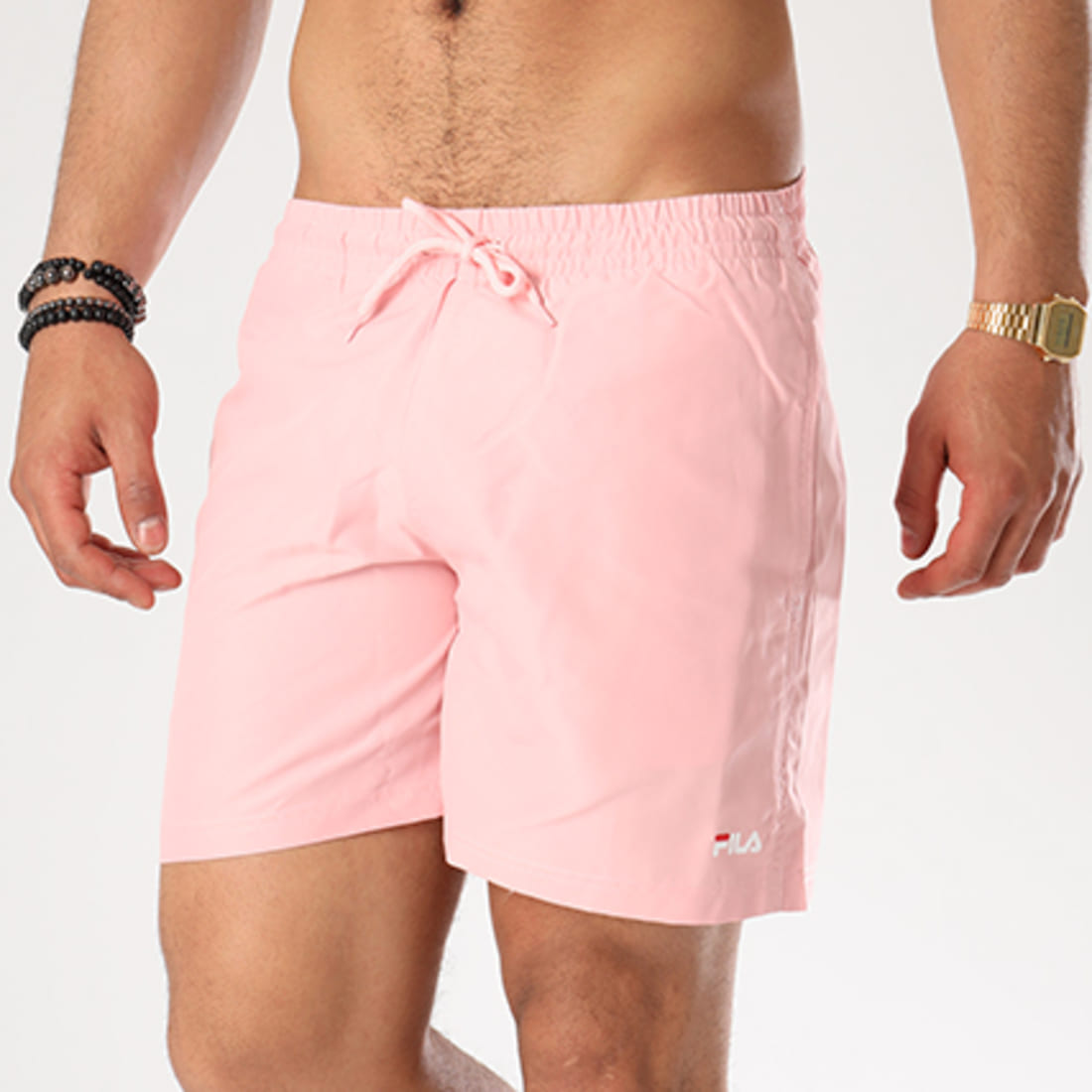 Fila Short De Bain Wade 682208 Rose Clair LaBoutiqueOfficielle