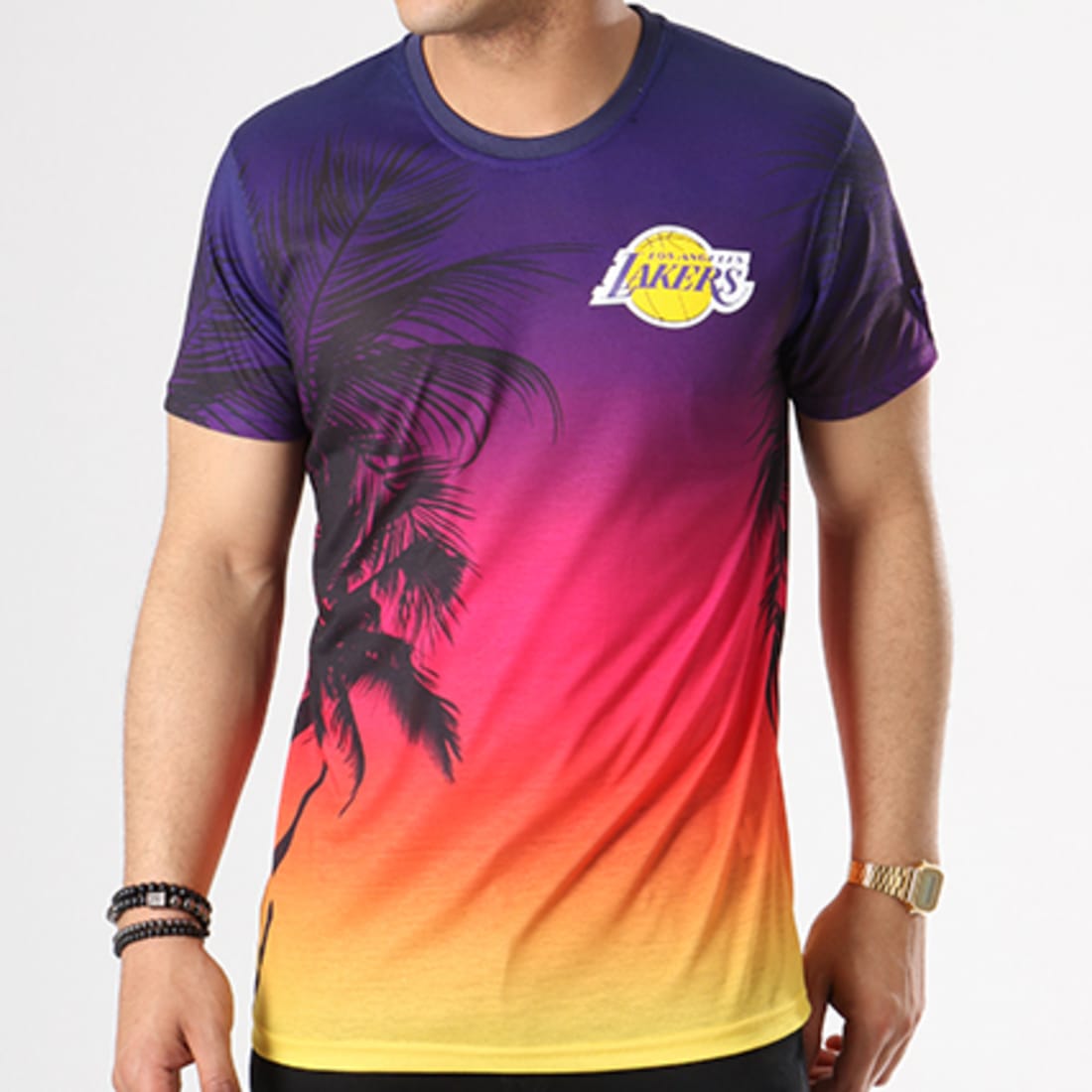 New Era - Tee Shirt Los Angeles Lakers Coastal Heat ...