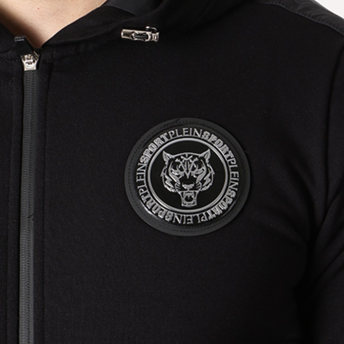 Philipp Plein Sport Sweat Zippé Capuche Iker Noir