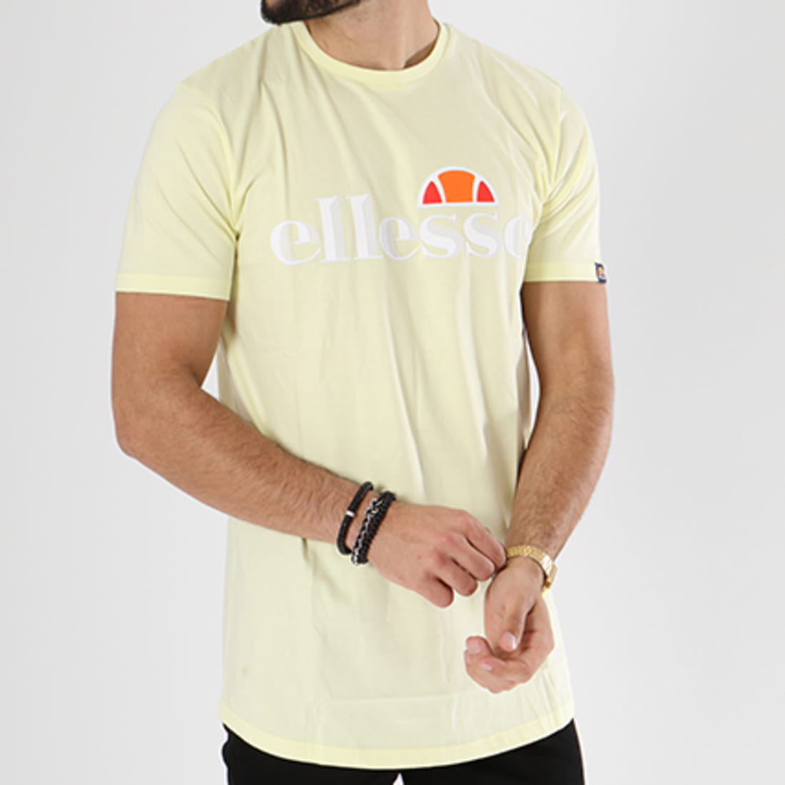 Ellesse - Tee Shirt Oversize Balansat Jaune Pastel ...