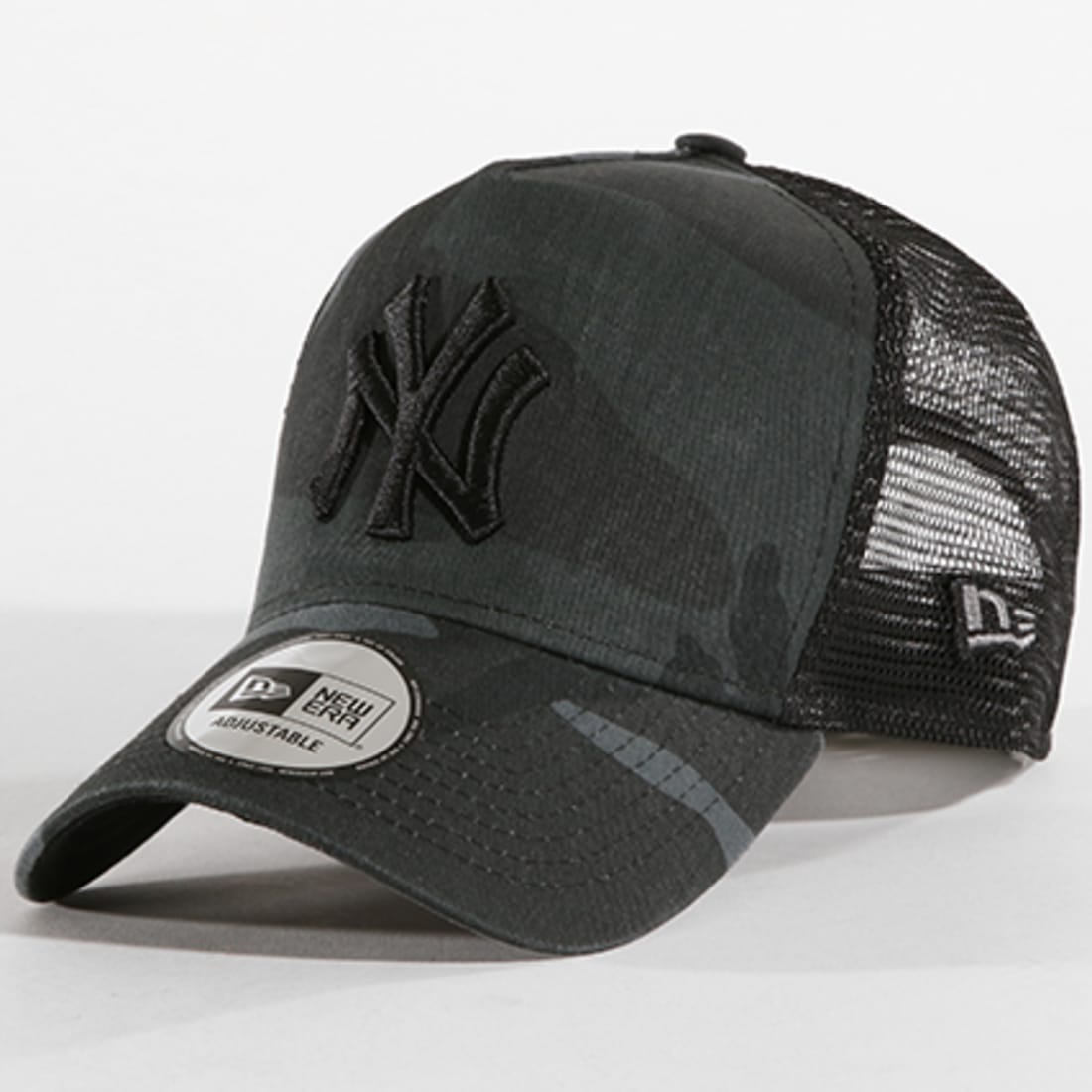 New Era - Casquette Trucker Washed Camo New York Yankees ...