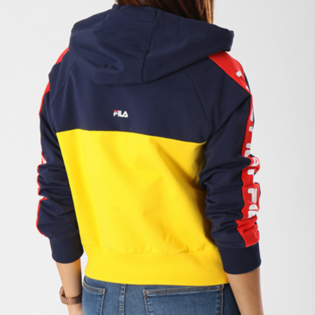 Sweat fila jaune femme cheap