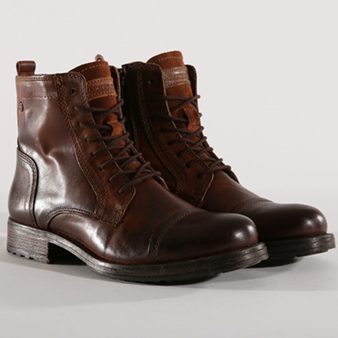 jack and jones cognac boots