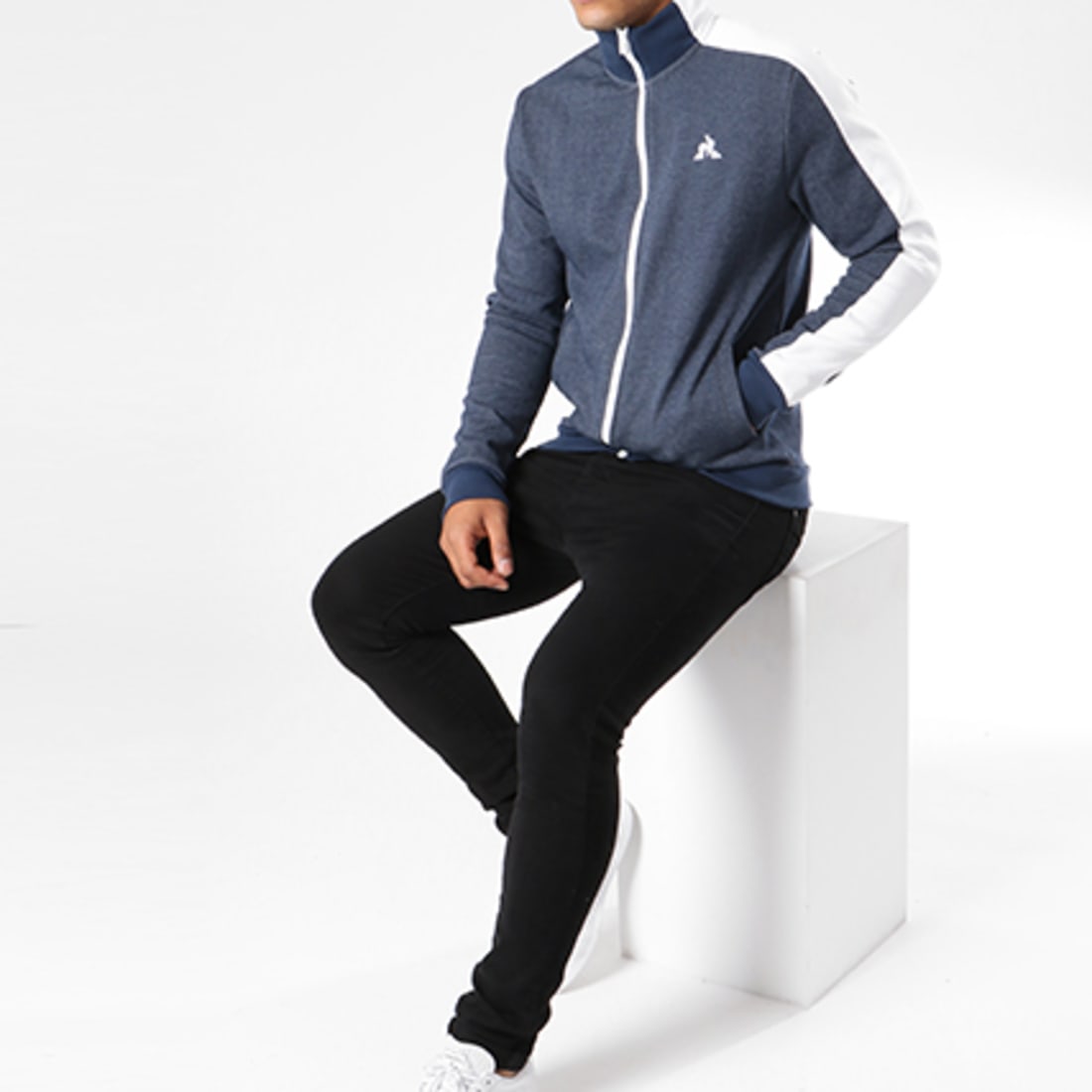 veste coq sportif homme blanche