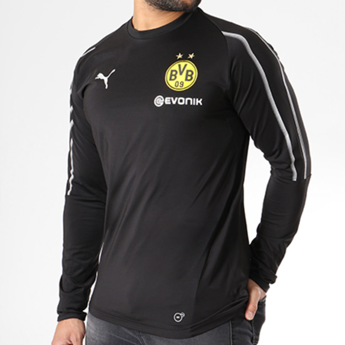 Maillot dortmund sales 2020 manche longue