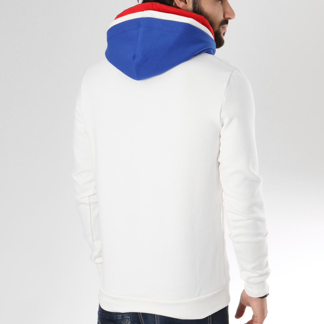 sweat le coq sportif bleu blanc rouge