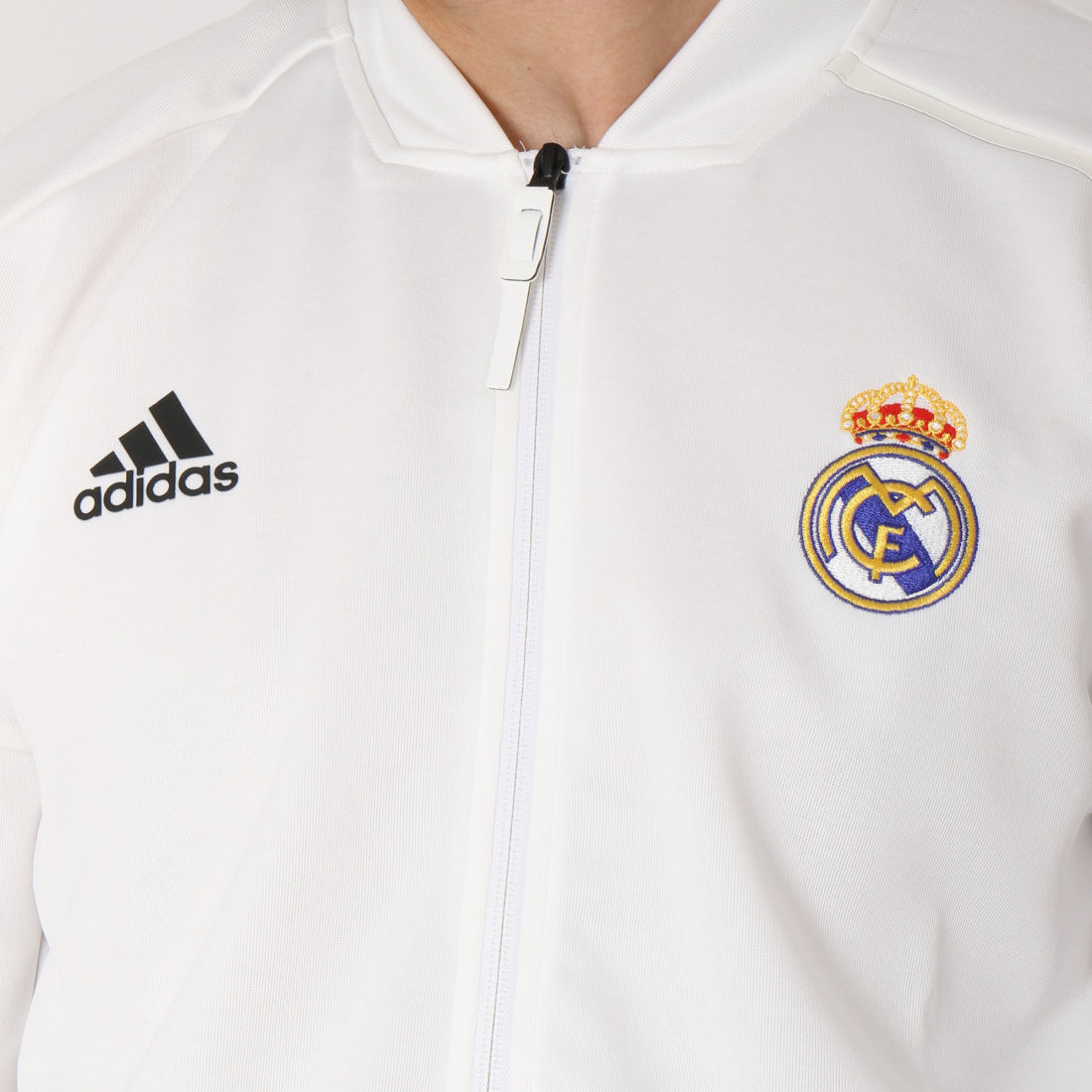 adidas Veste Zippée Real Madrid Zne CY6098 Blanc