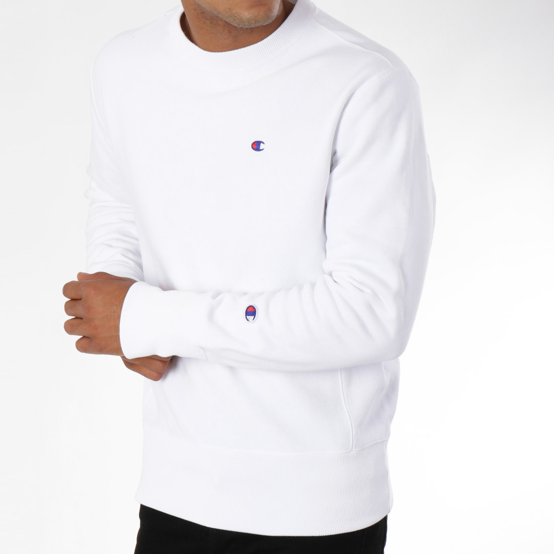 Champion - Sweat Crewneck 212572 Blanc ...