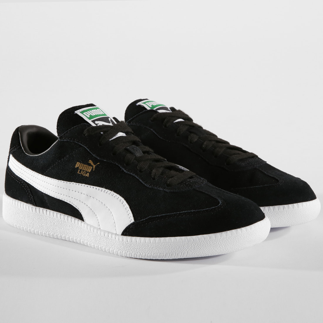 puma liga suede black