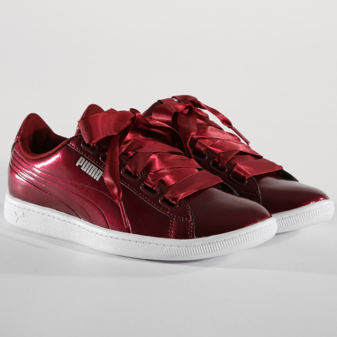 Puma Baskets Femme Vikky Ribon 366417 04 Pomegranate