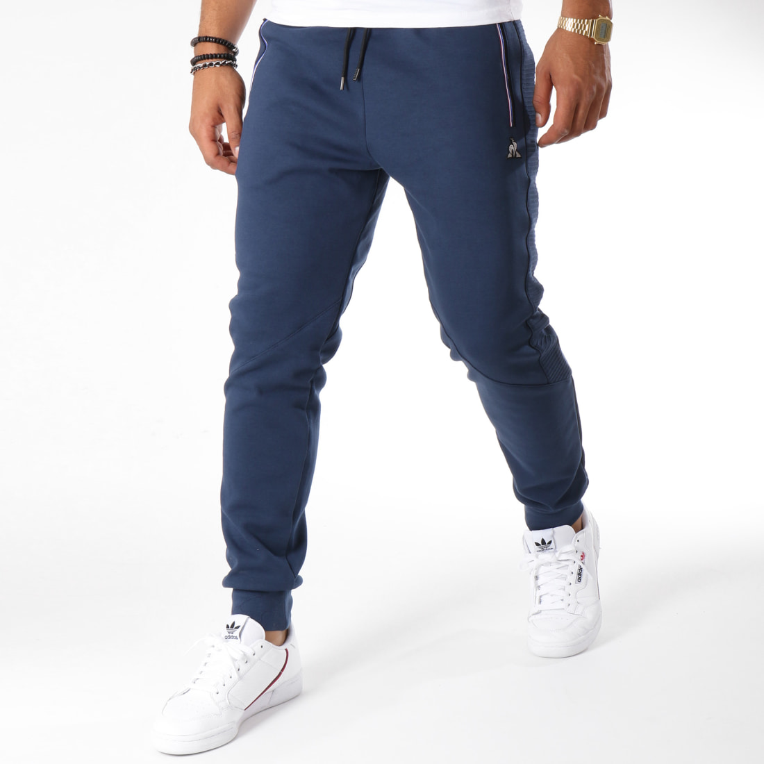 Le Coq Sportif - Pantalon Jogging Tech 1811471 Bleu Marine ...