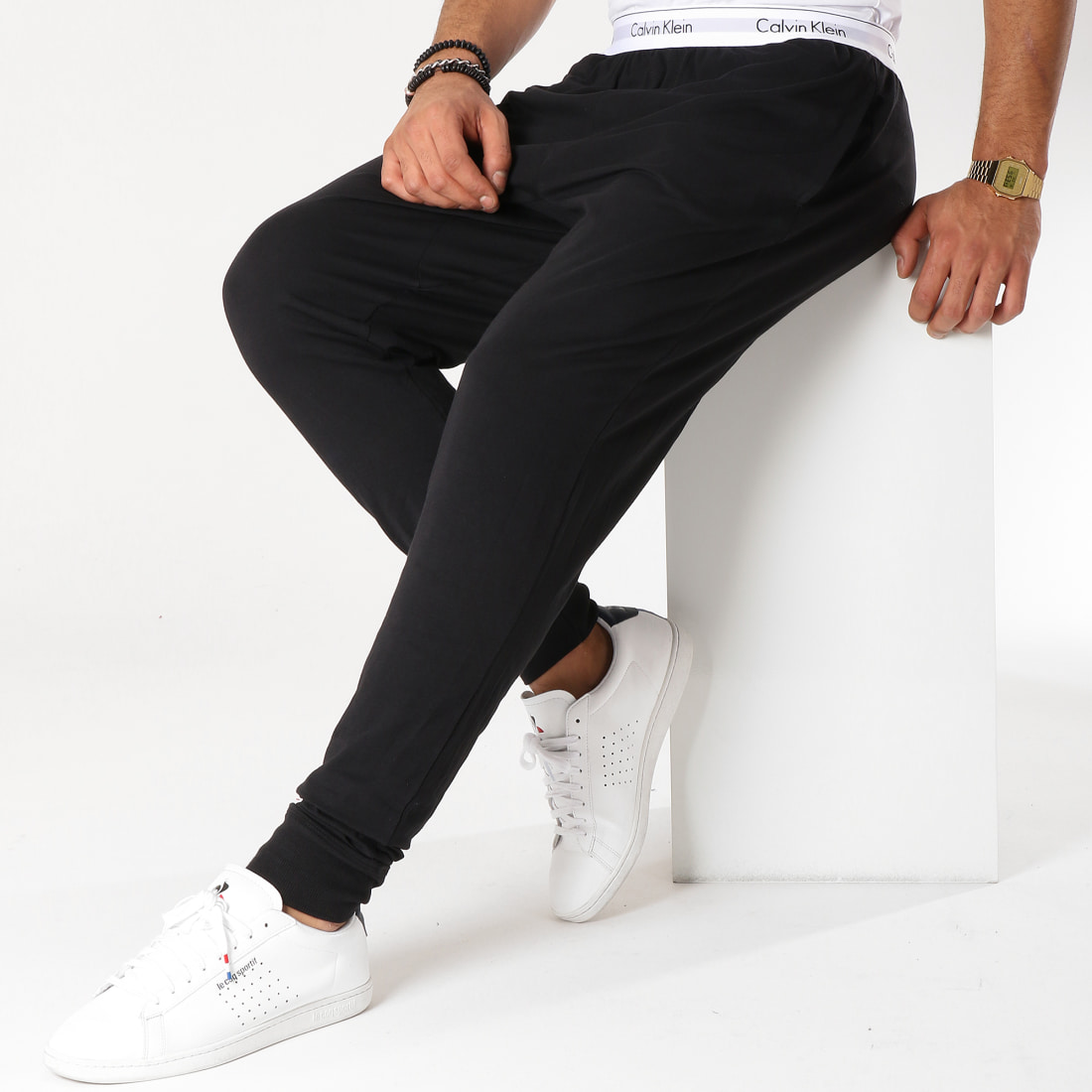 Calvin Klein Pantalon De Jogging NM1582E Noir Calvin Klein Pantalon De Jogging NM1582E Noir