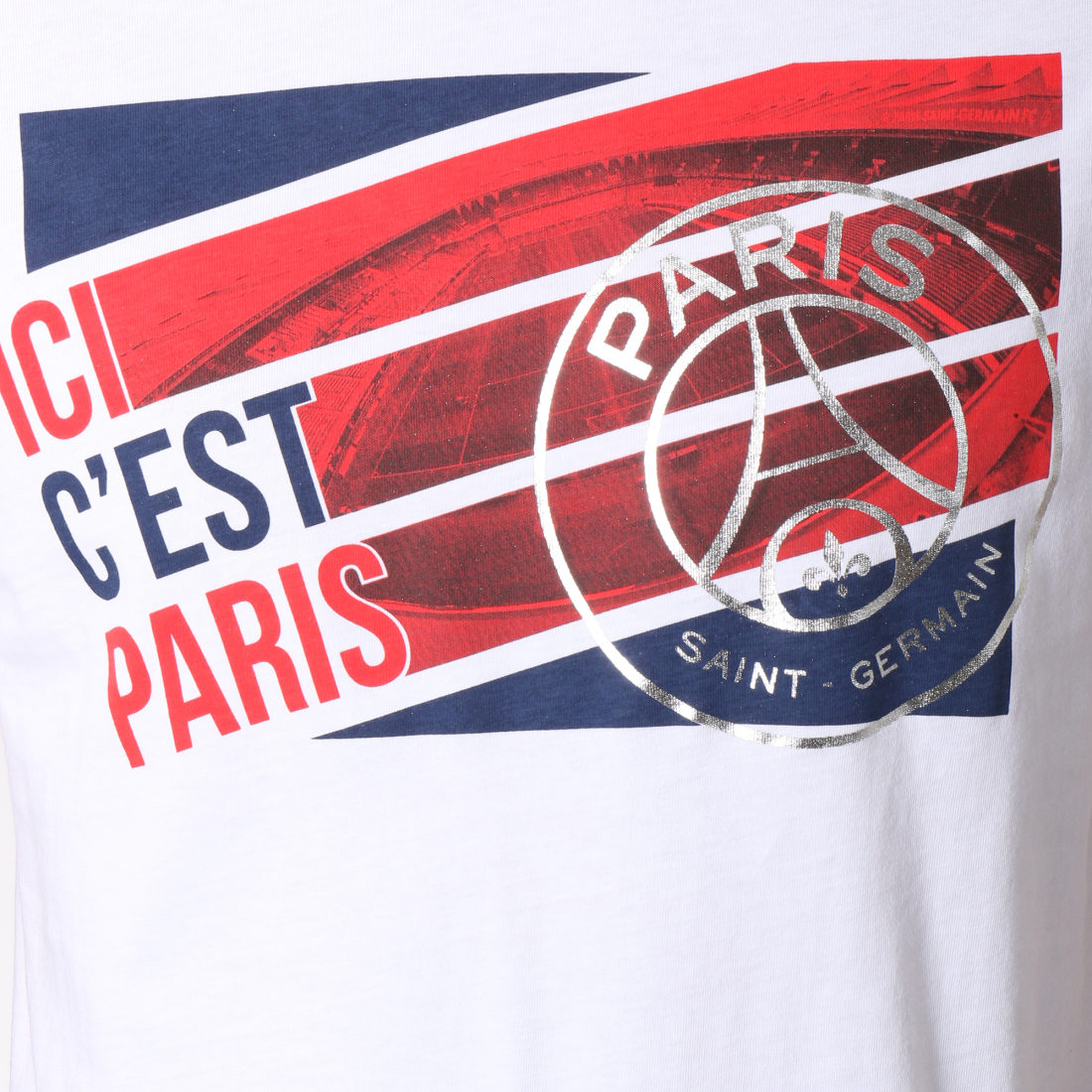 Foot - Tee Shirt Ici C'est Paris Blanc ...