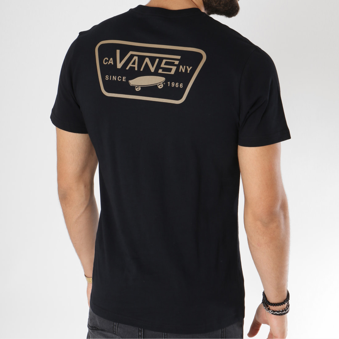 Vans Tee Shirt Full Patch Back Noir 