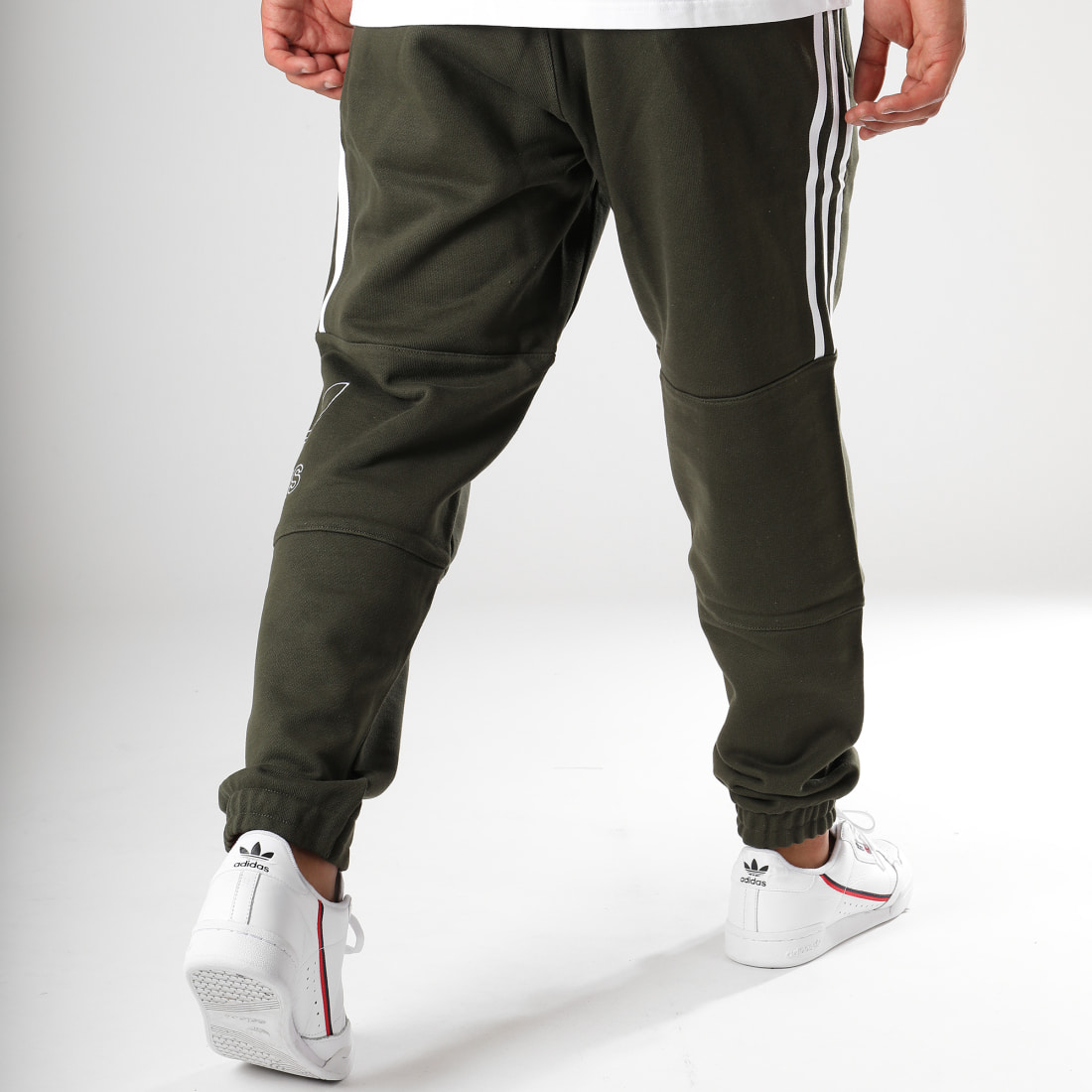 jogging adidas gris et vert