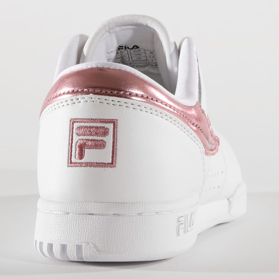 fila rose gold trainers