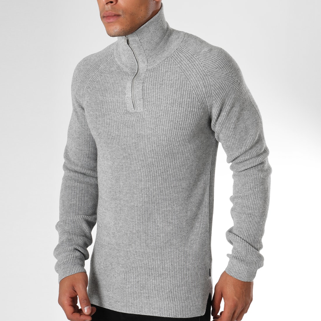 Jack And Jones - Pull Solo Gris Chin -6814