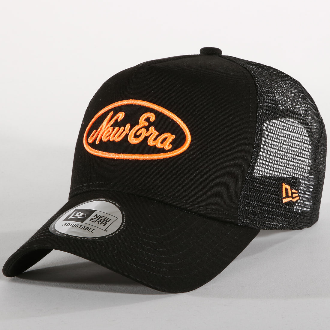 New Era - Casquette Trucker Neon Pop 11839260 Noir Orange ...