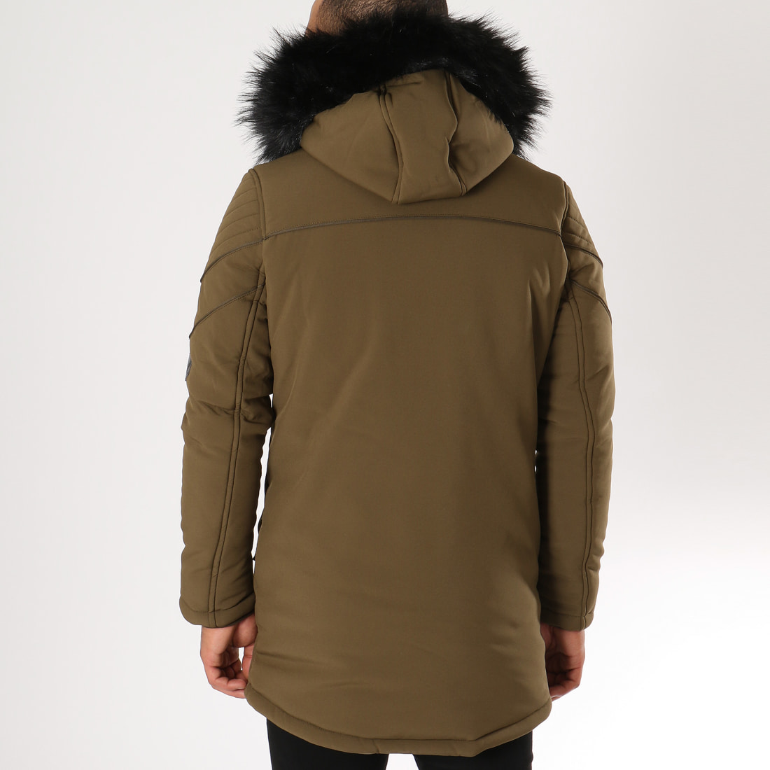 Project X - Parka Fourrure 88185530 Vert Kaki ...