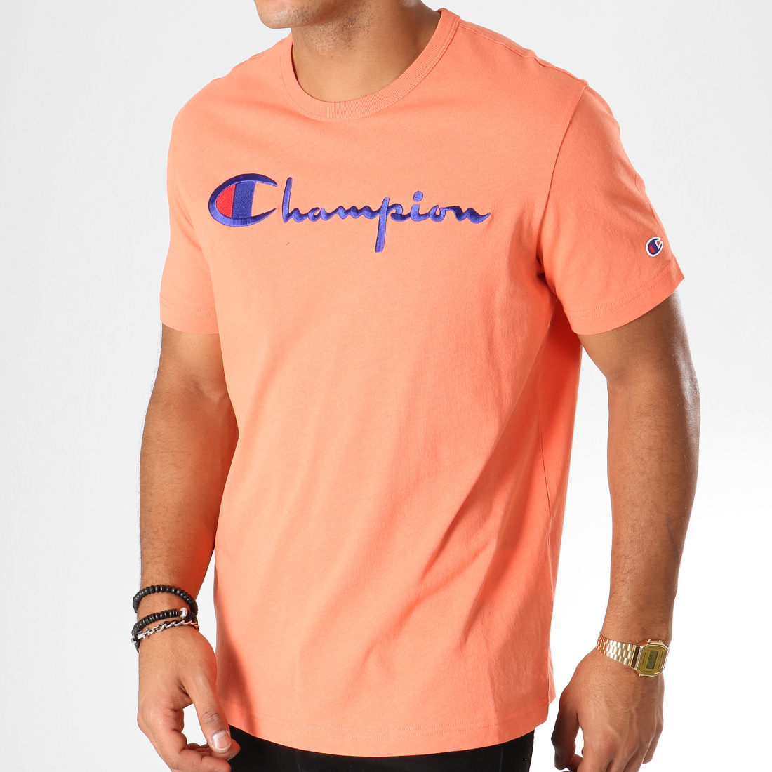 champion tee orange