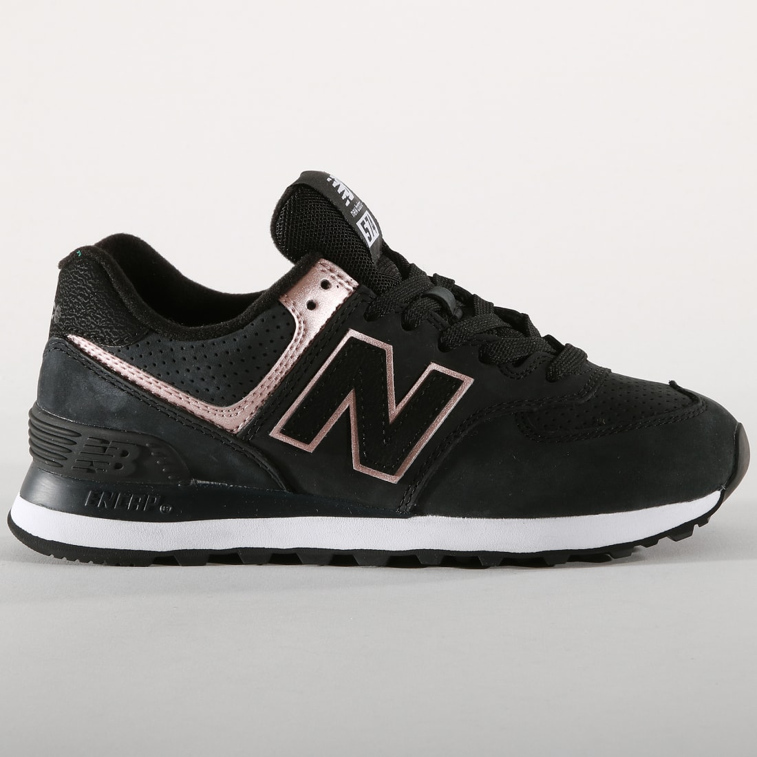 basket noir cuir femme