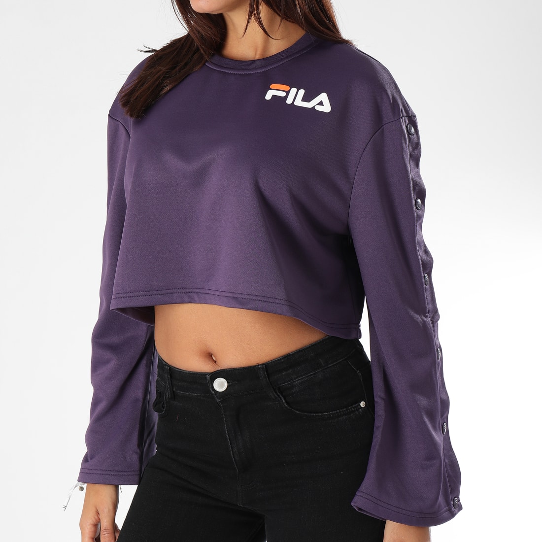 sweat fila femme violet