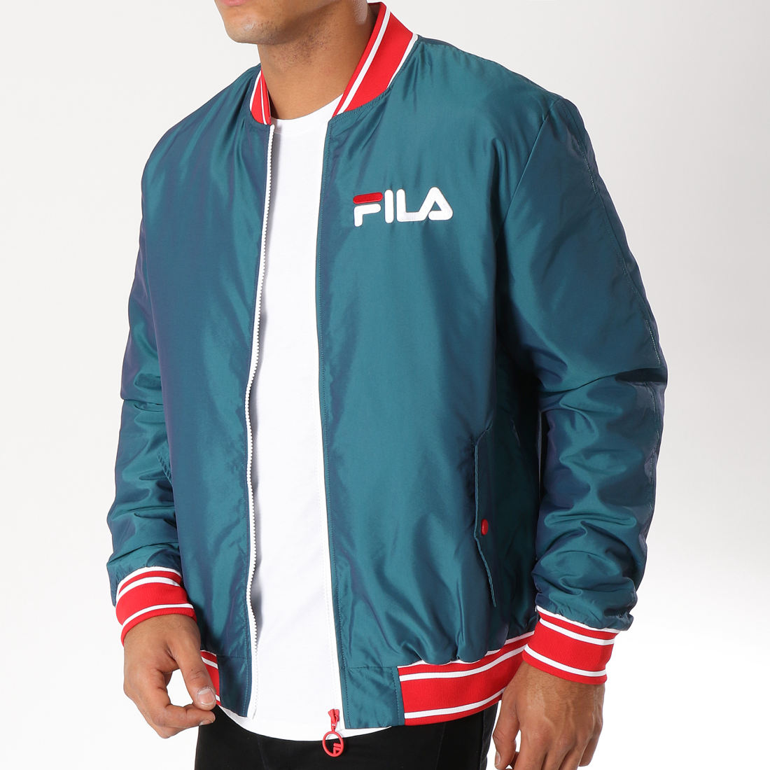 Fila Veste Zipp e Skyler 684425 Vert LaBoutiqueOfficielle