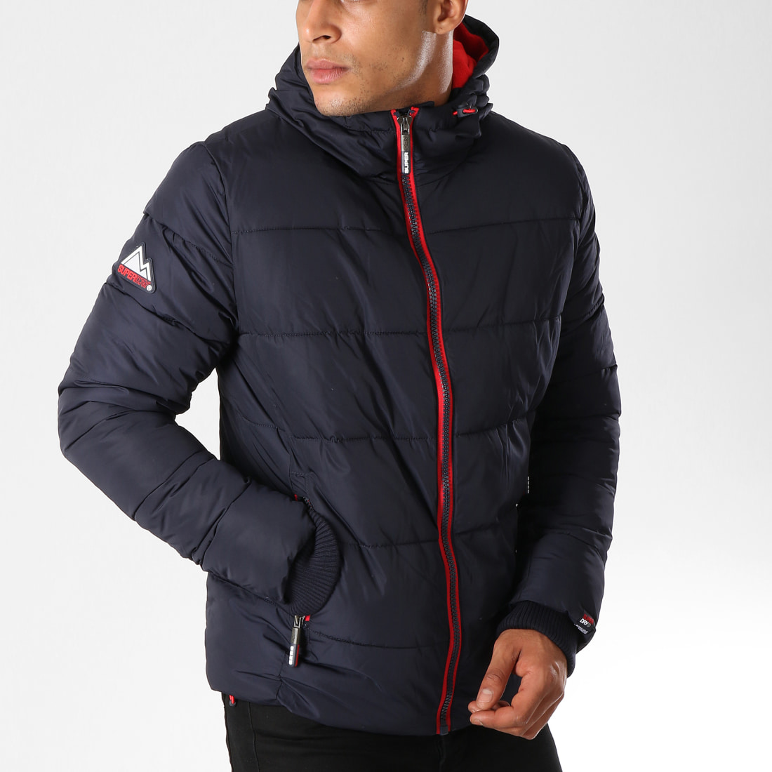 Doudoune Superdry Hooded Sports Rouge -  –