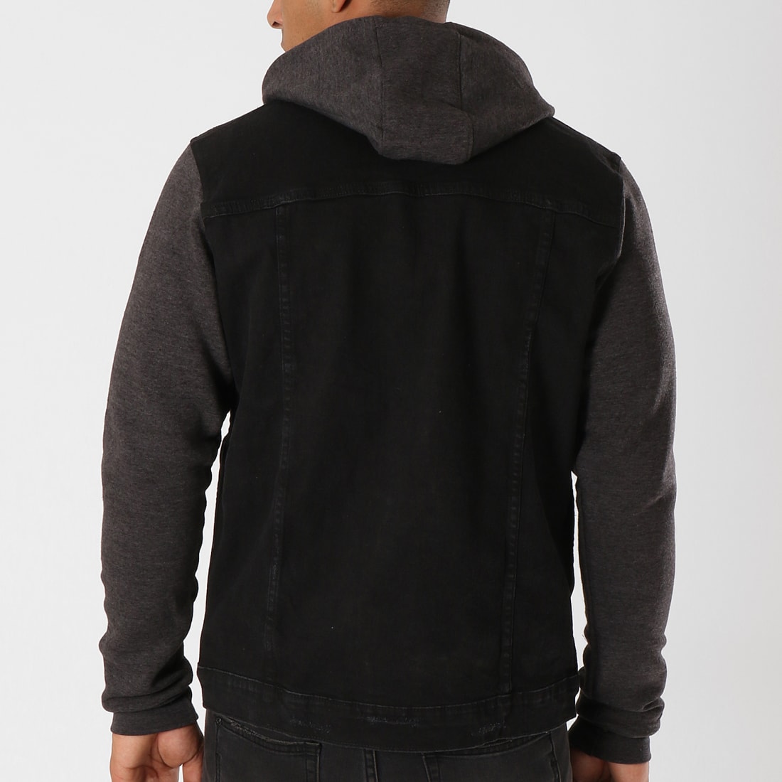 Brave Soul Veste Jean Capuche Hudson Noir G§ris Anthracite Brave Soul Veste Jean Capuche Hudson Bleu Denim Gris Chiné