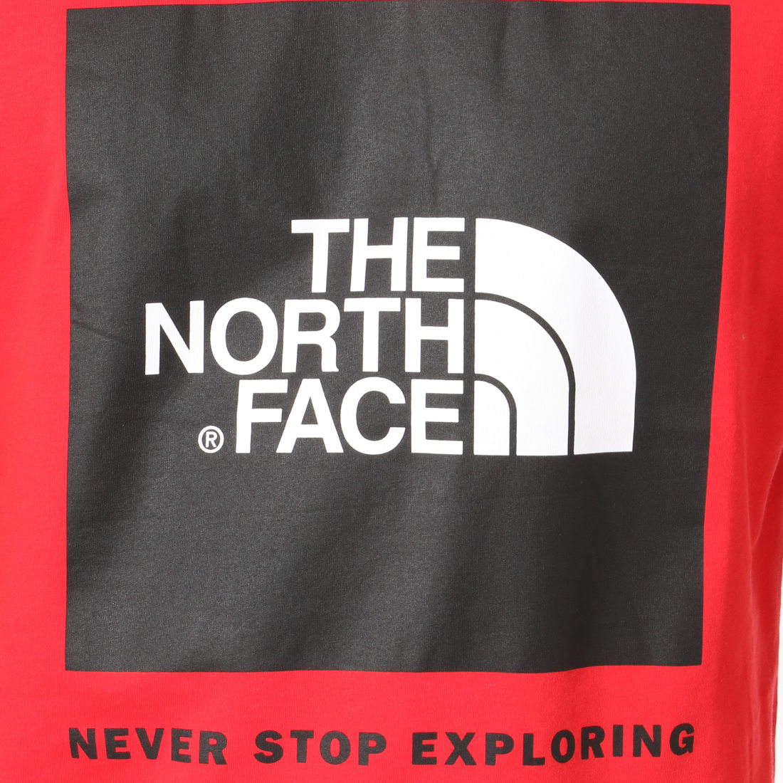 The North Face - Tee Shirt Raglan Box Rouge - LaBoutiqueOfficielle.com