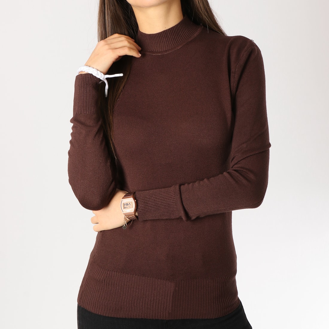 Girls Only Pull Femme 02 Marron