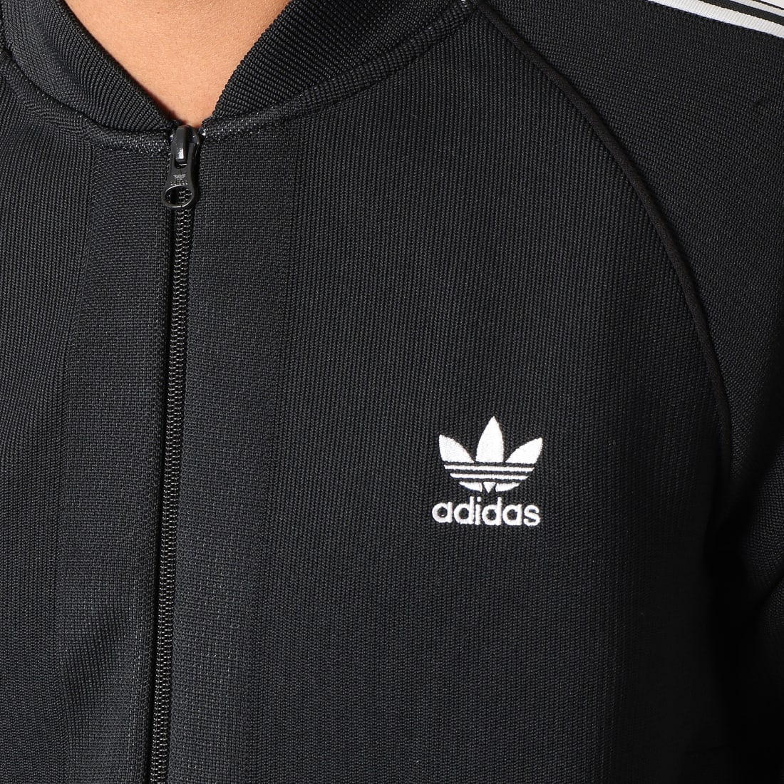 veste adidas noir et orange