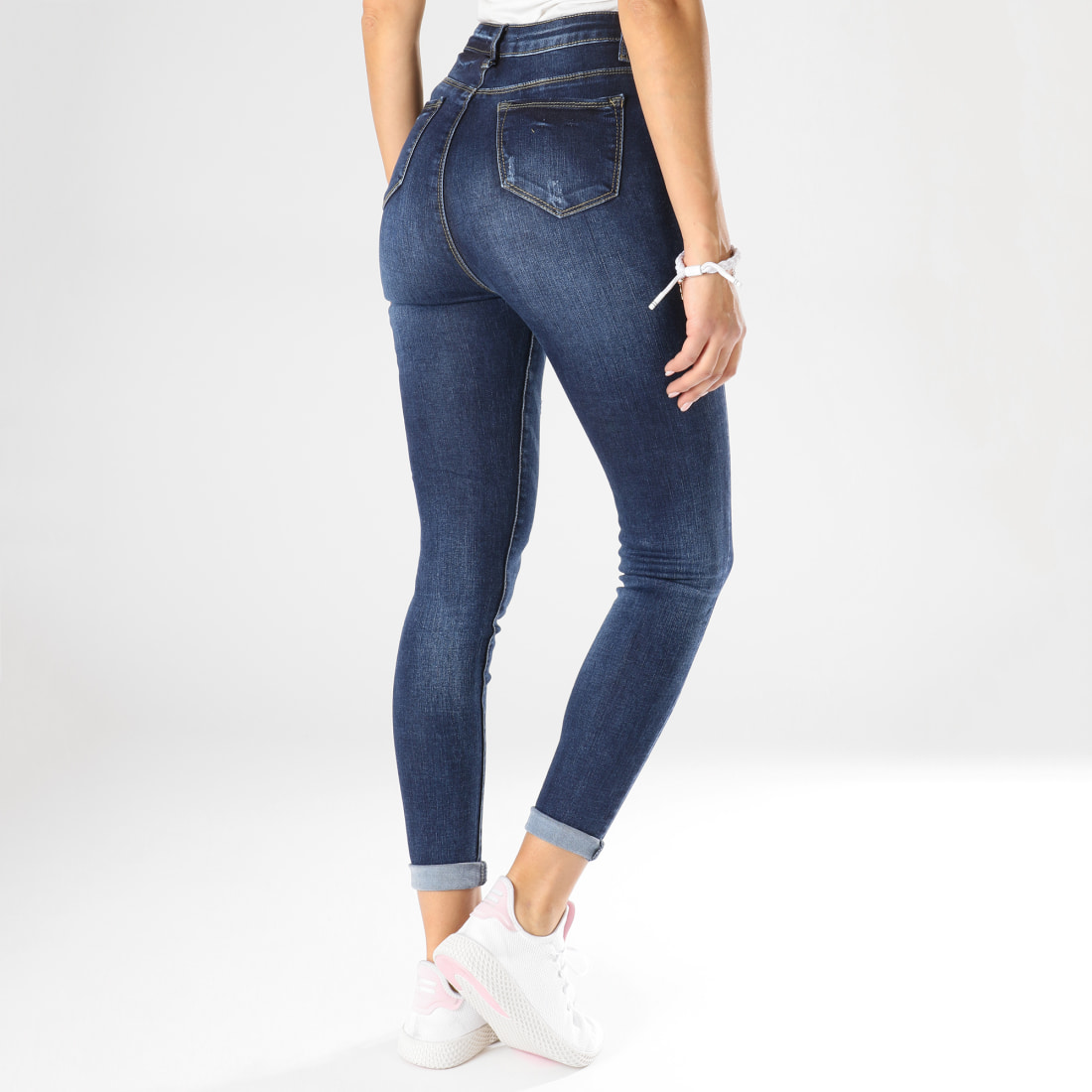 Girls Only Jean Slim Femme G2016 Bleu Brut