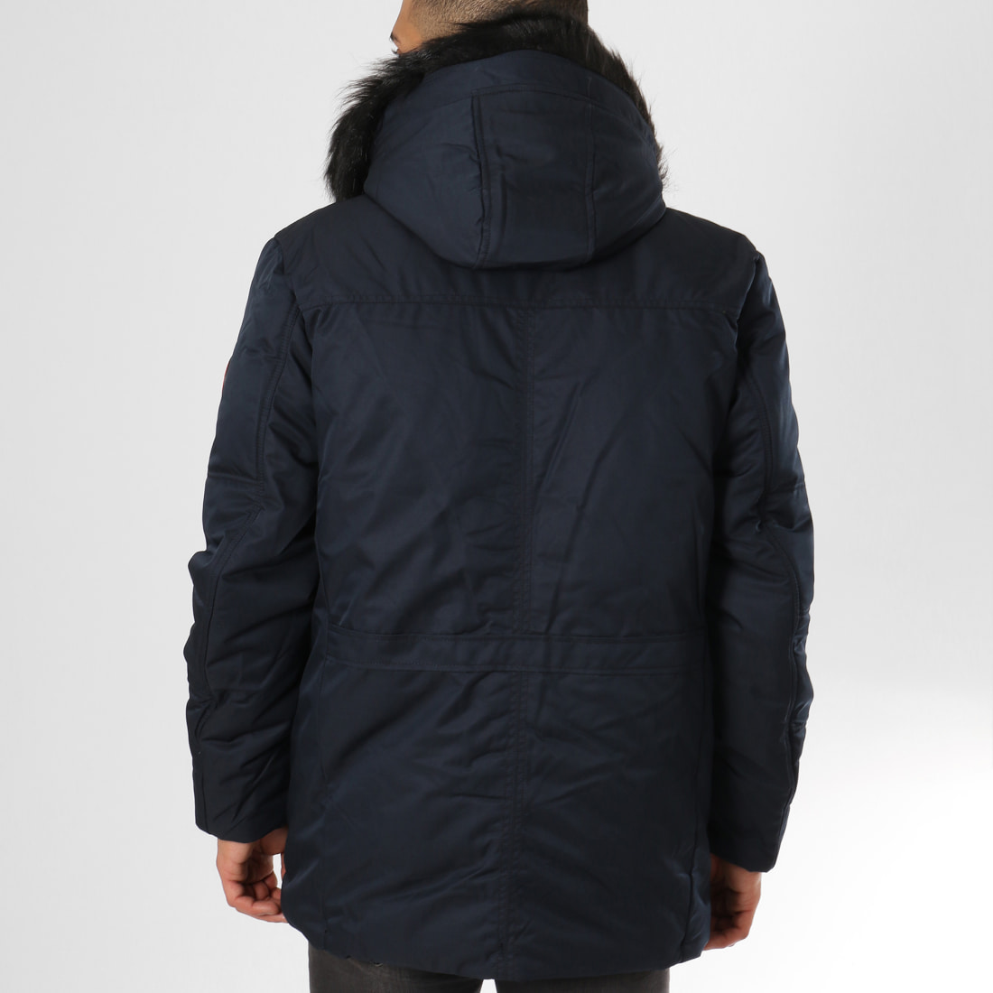 Classic Series - Parka Fourrure Coach Bleu Marine - LaBoutiqueOfficielle.com