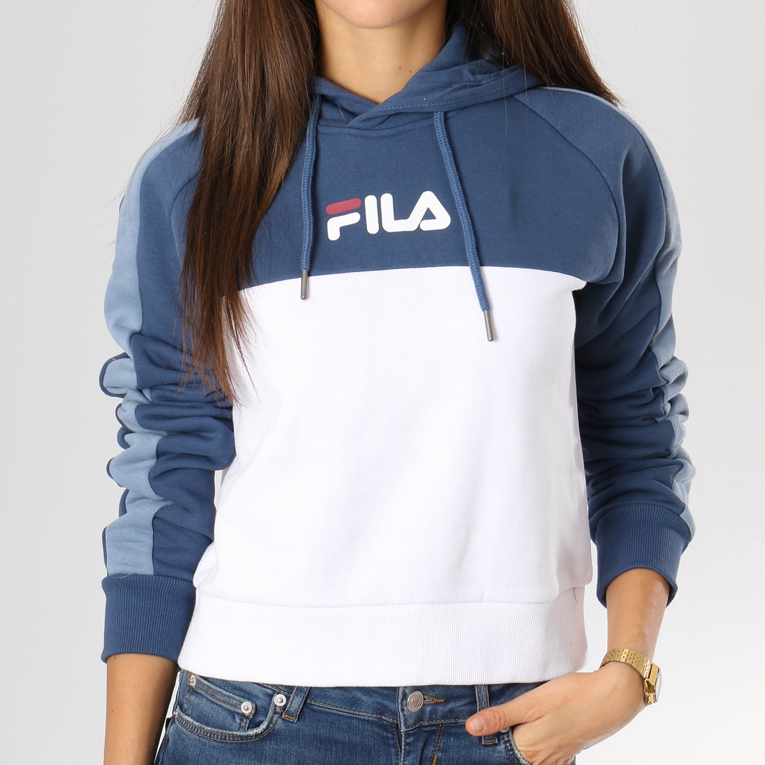 sweat fila bleu clair