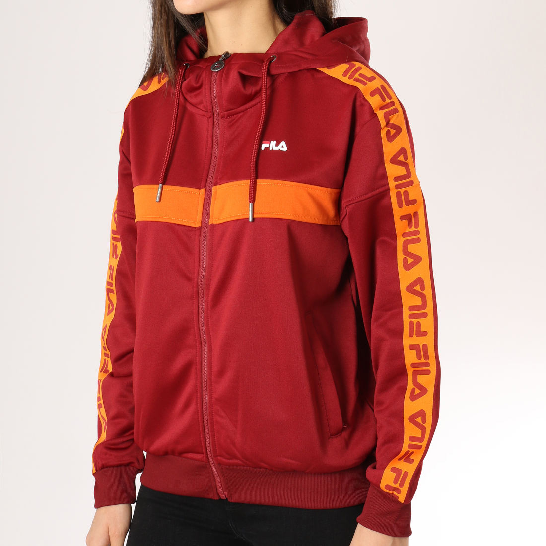 sweat fila femme orange