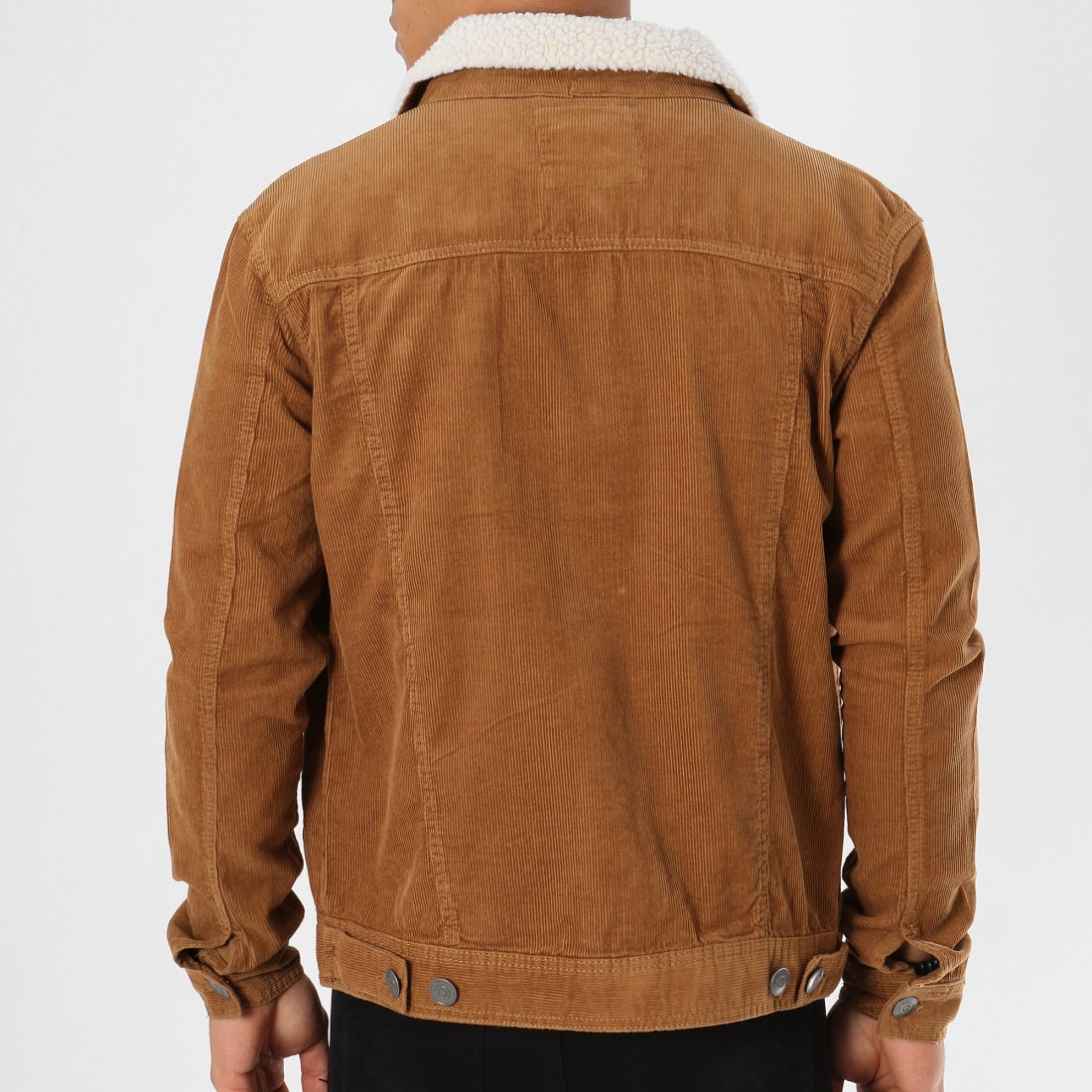 Veste velour col on sale mouton homme