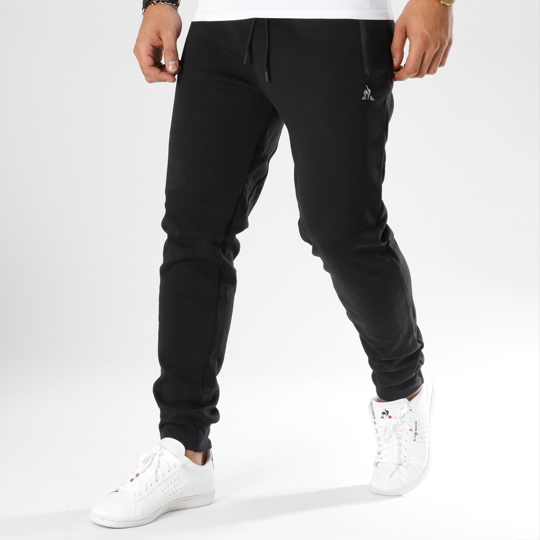 jogging le coq sportif homme gris