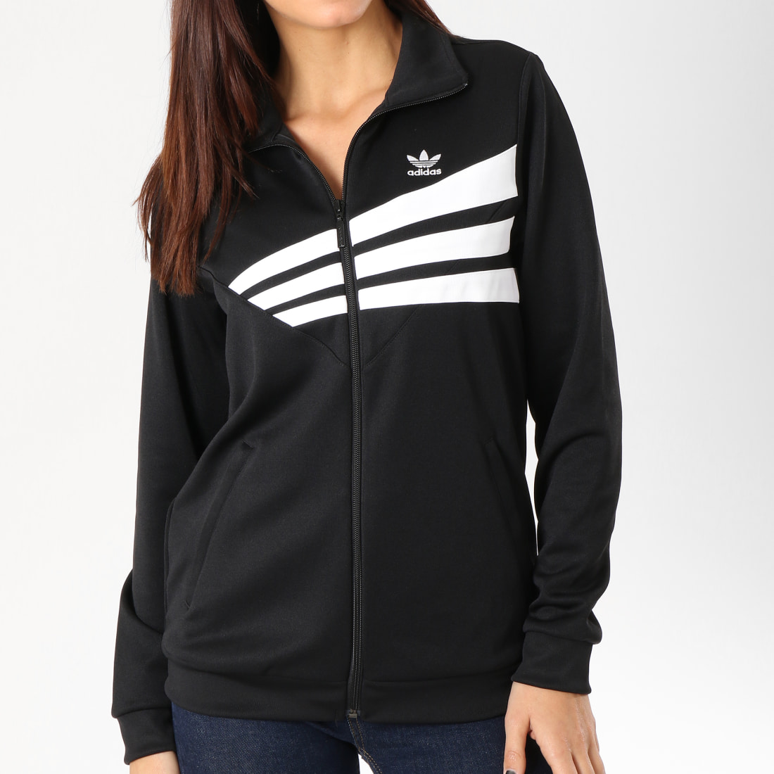 veste adidas femme blanche et or