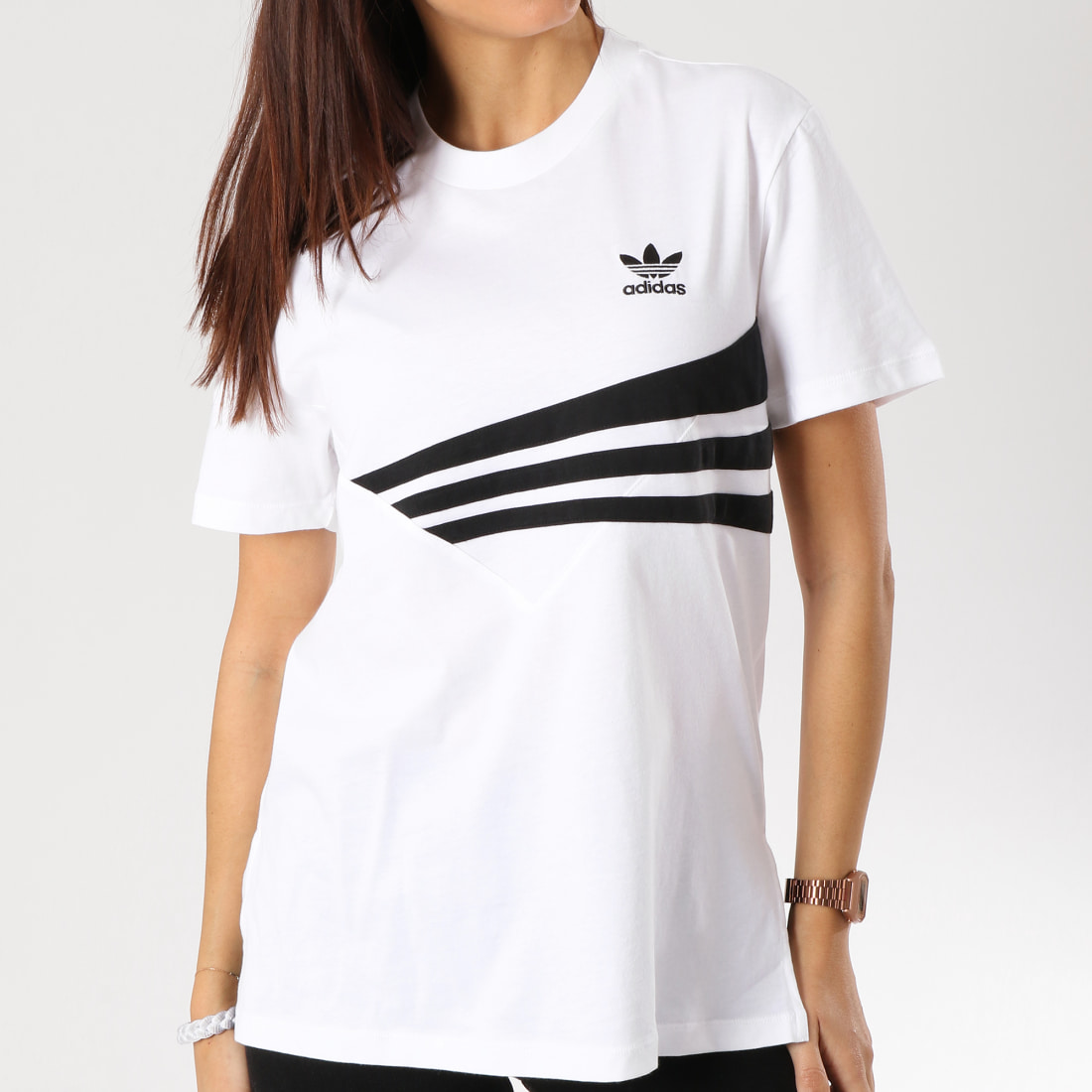 t shirt adidas femme blanc