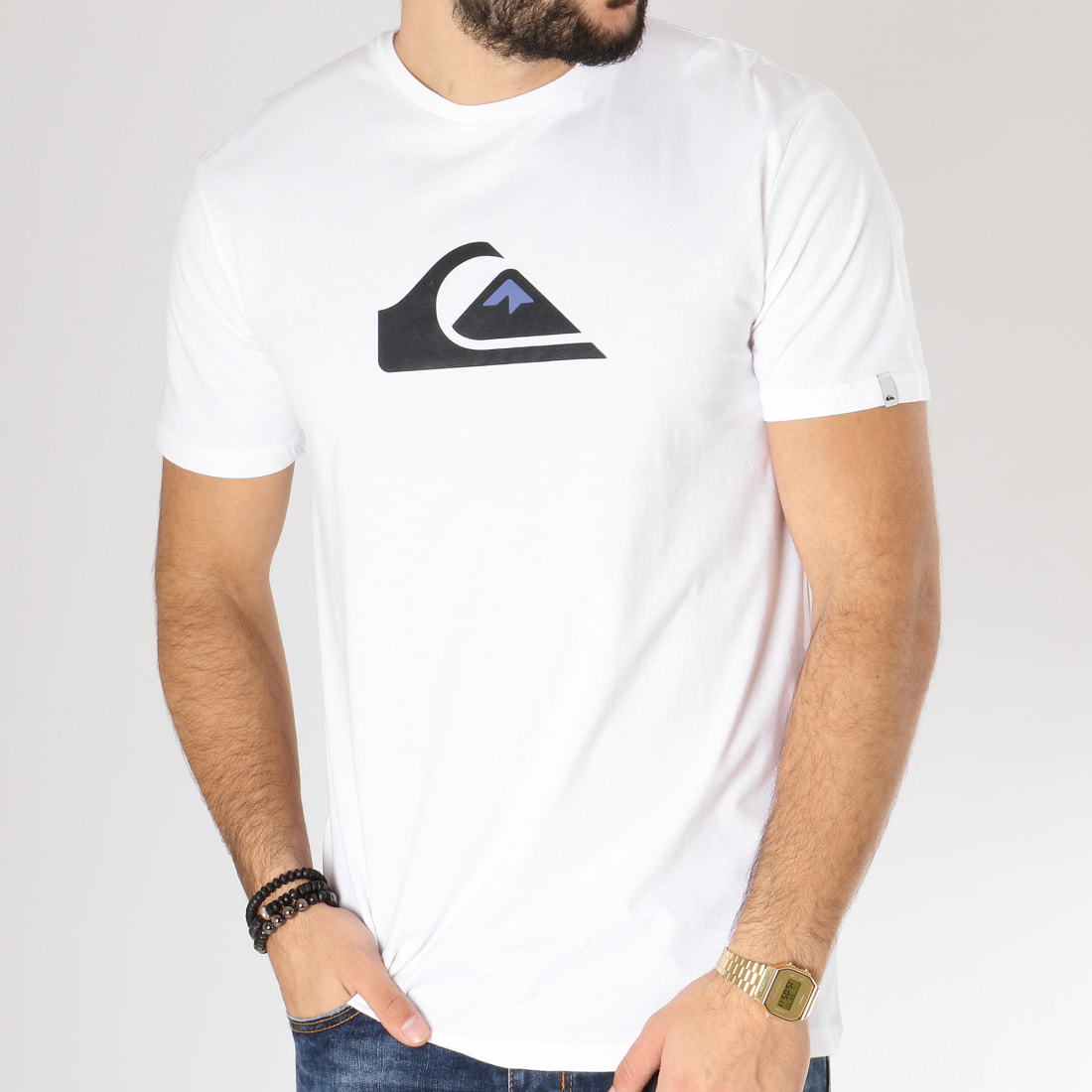 Quiksilver Tee Shirt EQYZT05262 Blanc