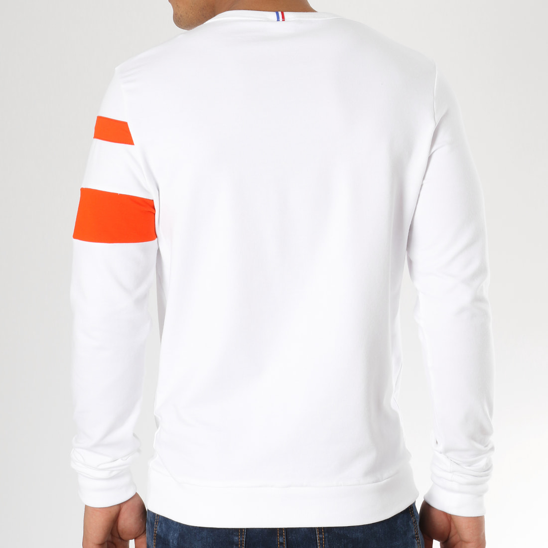 pull bleu blanc rouge coq sportif