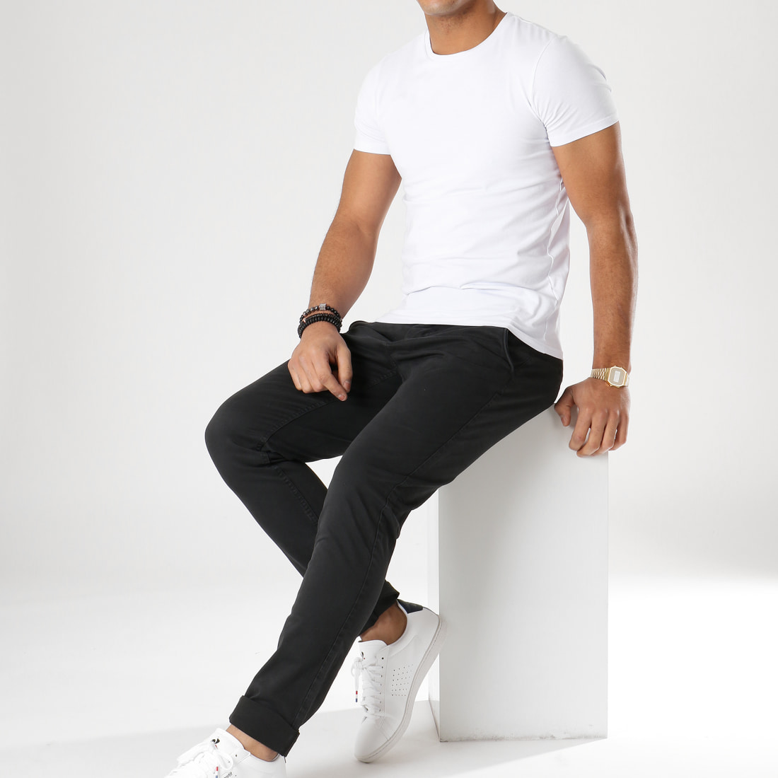 Blend - Pantalon Chino 20707608 Noir ...